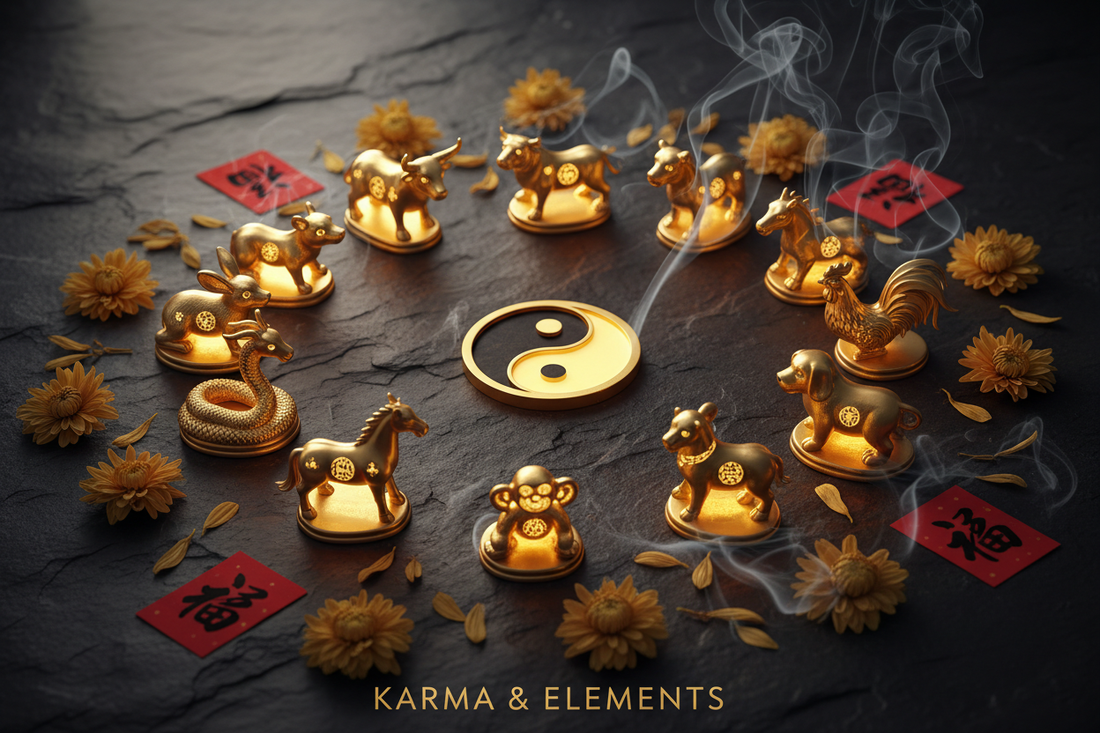August 2026 Chinese zodiac horoscope all 12 signs — Karma & Elements