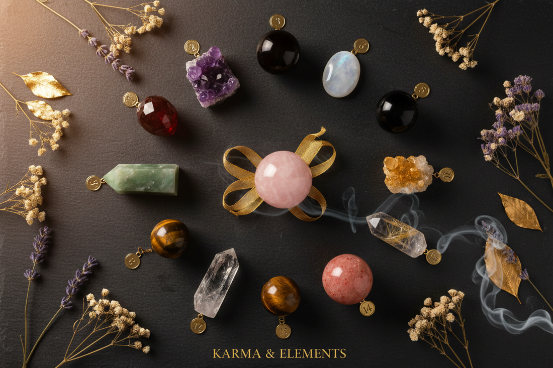 Birthstone crystal gift guide all 12 months — Karma & Elements
