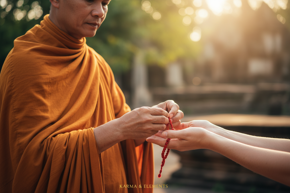 Buddhist Monk Bracelet Meaning: Why Do Monks Give Bracelets?