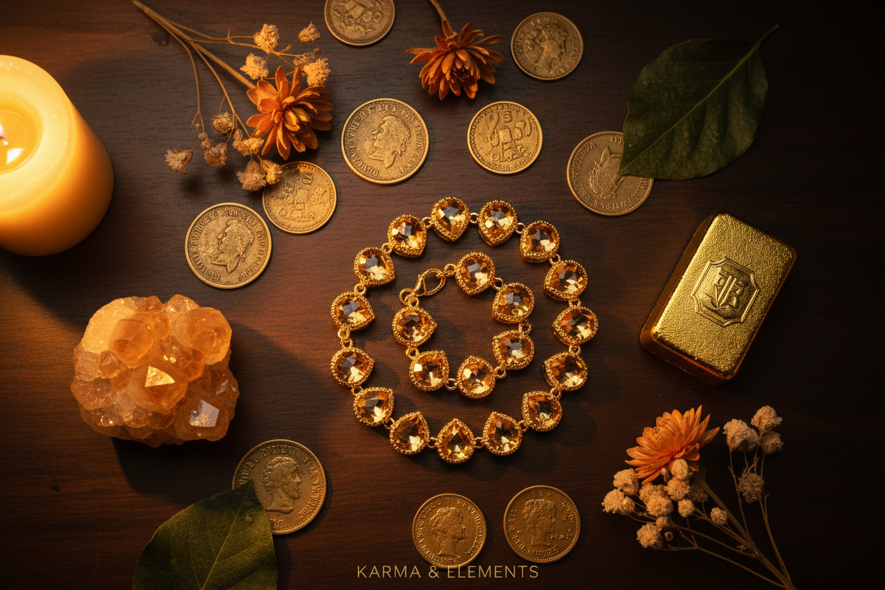 Citrine Bracelet: The #1 Crystal for Manifesting Money, Side Hustle & Career Growth