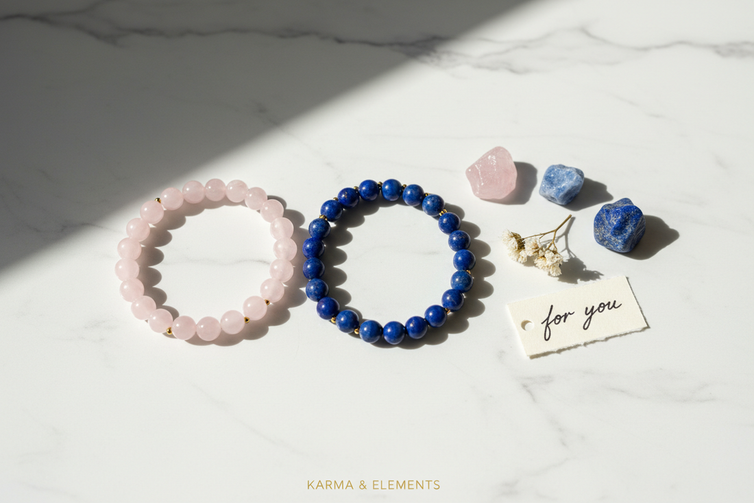 Friendship Crystal Bracelet Sets for Best Friends & Soul Tribe Connections