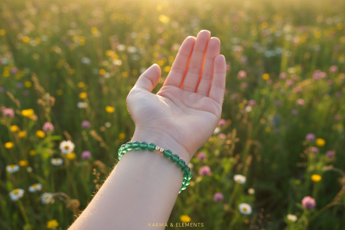 Green Aventurine Bracelet for Luck, Opportunities & Risk-Taking Confidence