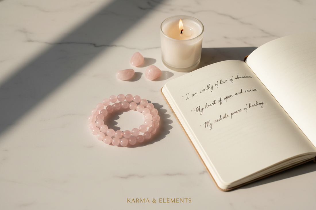 How to Use Rose Quartz Bracelets for Daily Self-Care Affirmations