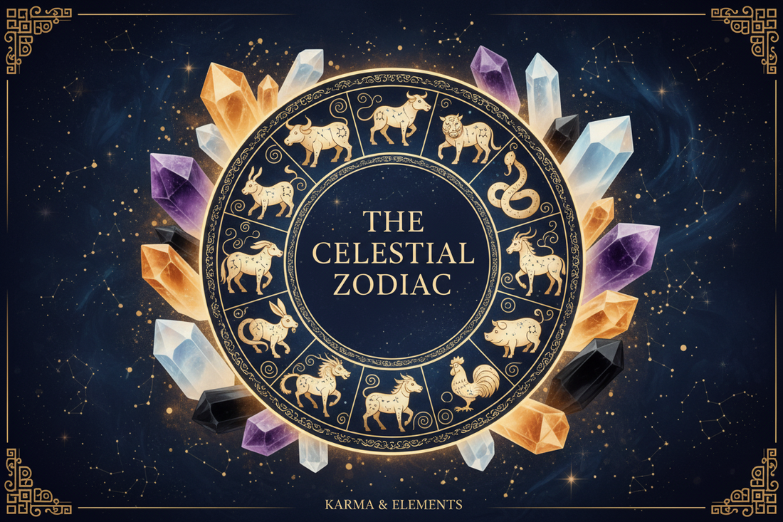 The 12 Chinese Zodiac Signs: Elements & Crystals for Every Sign