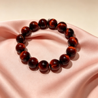 Red Tiger‘s Eye Quartz Bracelet | Wealth Protection Career Crystal Bracelet
