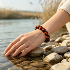 Red Tiger‘s Eye Quartz Bracelet | Wealth Protection Career Crystal Bracelet