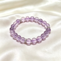 Natural Amethyst Bracelet, Calming Crystal Bracelet for Anxiety & Love