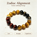 Golden Tiger Eye Red Tiger Eye Golden Sheen Obsidian Bracelet Natural Crystal Wealth Protection Beaded Bracelet