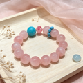 Karma & Elements Blissful Heart Resonance Natural Gemstone Beaded Bracelet