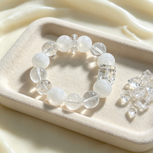 Karma & Elements Celestial Soul Purification Natural Gemstone Beaded Bracelet