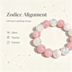 Snow Phantom Quartz Rose Quartz Bracelet Natural Crystal Love Relationship Calm Luck Beaded Bracelet