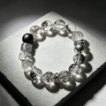 Karma & Elements Earthbound Spiritual Rebirth Natural Crystal Beaded Bracelet