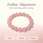 Rose Quartz Bracelet, Natural Rose Quartz Crystal Beaded Bracelet for Love Relationships Calm Luck Protection, Crystal Jewelry Gift