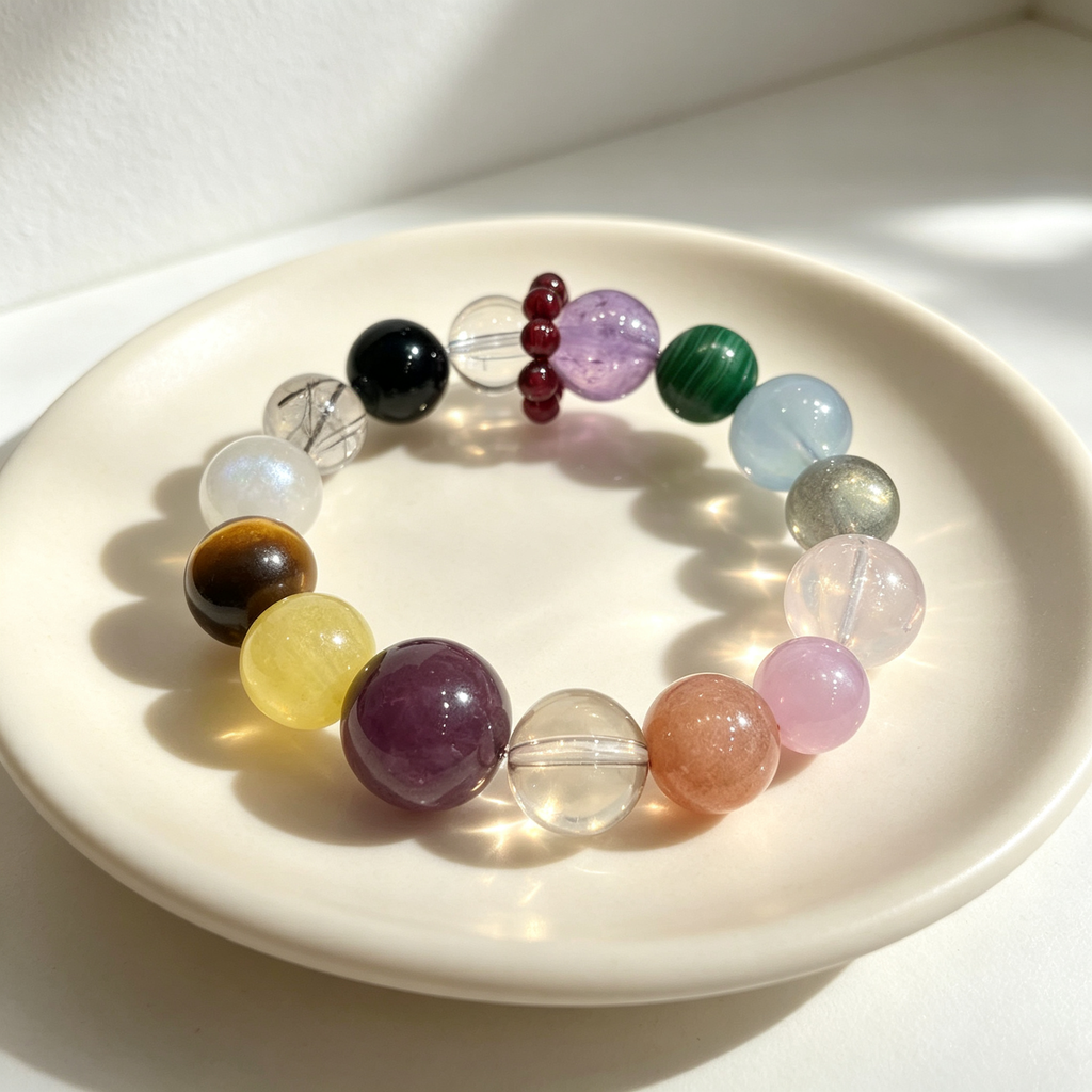 Karma & Elements 7 Chakra Radiance Bracelet Crystal Jewelry