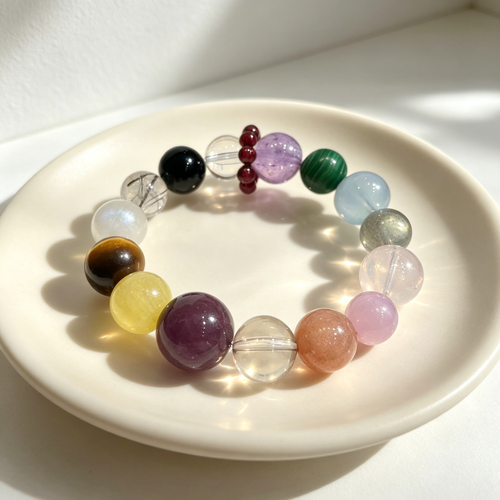 Karma & Elements 7 Chakra Radiance Bracelet Crystal Jewelry