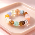 Karma & Elements Inner Radiance Energy Bracelet Natural Mixed Gemstone Beaded Bracelet