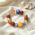 Karma & Elements Fortune Weaver Beaded Bracelet, Natural Mixed Gemstone Bracelet
