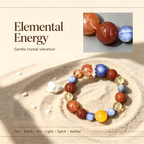Karma & Elements Fortune Weaver Beaded Bracelet, Natural Mixed Gemstone Bracelet