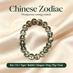 Green Phantom Quartz Bracelet Natural Crystal Beaded Bracelet For Wealth Career Luck Protection Road Opener, Unisex Crystal Jewelry Gift