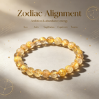 Gold Rutilated Quartz Beaded Bracelet Natural Crystal Wealth Success Career Luck Protection Road Opener Unisex Gemstone Bracelet
