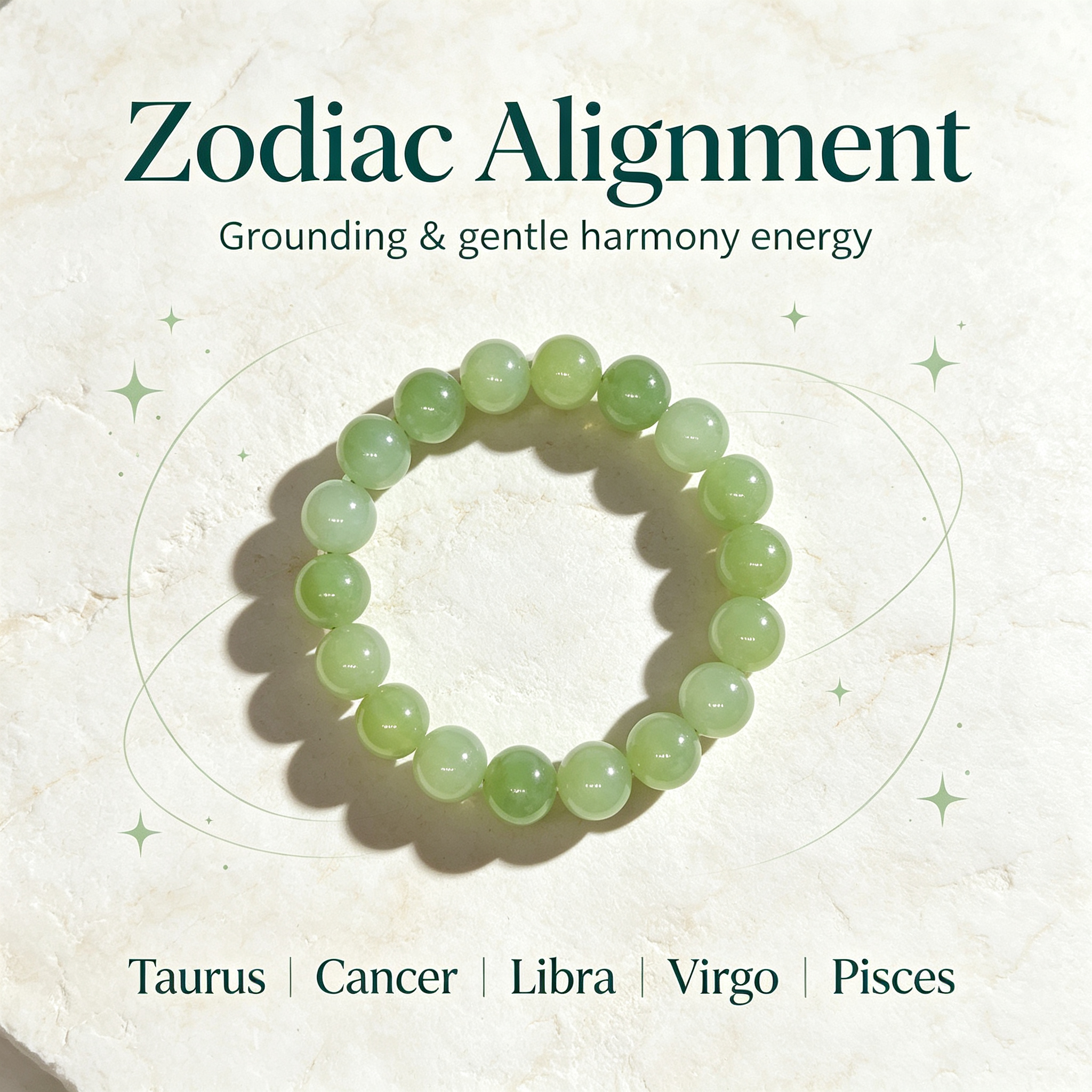 Serpentine Jade Beaded Bracelet Natural Green Jade Calm Anxiety Protection Relationships Luck Health Unisex Gemstone Bracelet