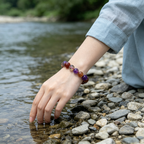 Karma & Elements Cosmic Transcend Natural Crystal Beaded Bracelet