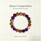Karma & Elements Cosmic Transcend Natural Crystal Beaded Bracelet