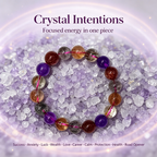 Karma & Elements Cosmic Transcend Natural Crystal Beaded Bracelet