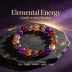 Karma & Elements Cosmic Transcend Natural Crystal Beaded Bracelet