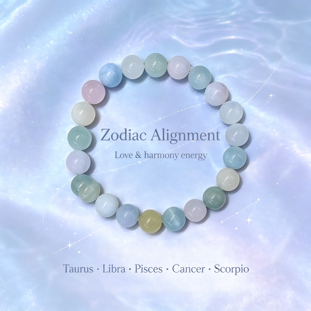 Karma & Elements Pastel Aura Crystal Bracelet