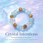 Karma & Elements Tidal Ground Beaded Bracelet, Natural Mixed Gemstone Bracelet