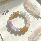 Karma & Elements Serene Tide Beaded Bracelet, Natural Mixed Gemstone Bracelet