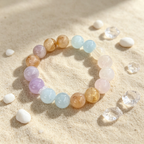 Karma & Elements Serene Tide Beaded Bracelet, Natural Mixed Gemstone Bracelet
