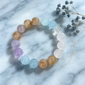 Karma & Elements Serene Tide Beaded Bracelet, Natural Mixed Gemstone Bracelet