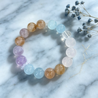 Karma & Elements Serene Tide Beaded Bracelet, Natural Mixed Gemstone Bracelet