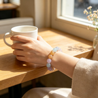 Karma & Elements Serene Tide Beaded Bracelet, Natural Mixed Gemstone Bracelet