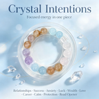 Karma & Elements Serene Tide Beaded Bracelet, Natural Mixed Gemstone Bracelet