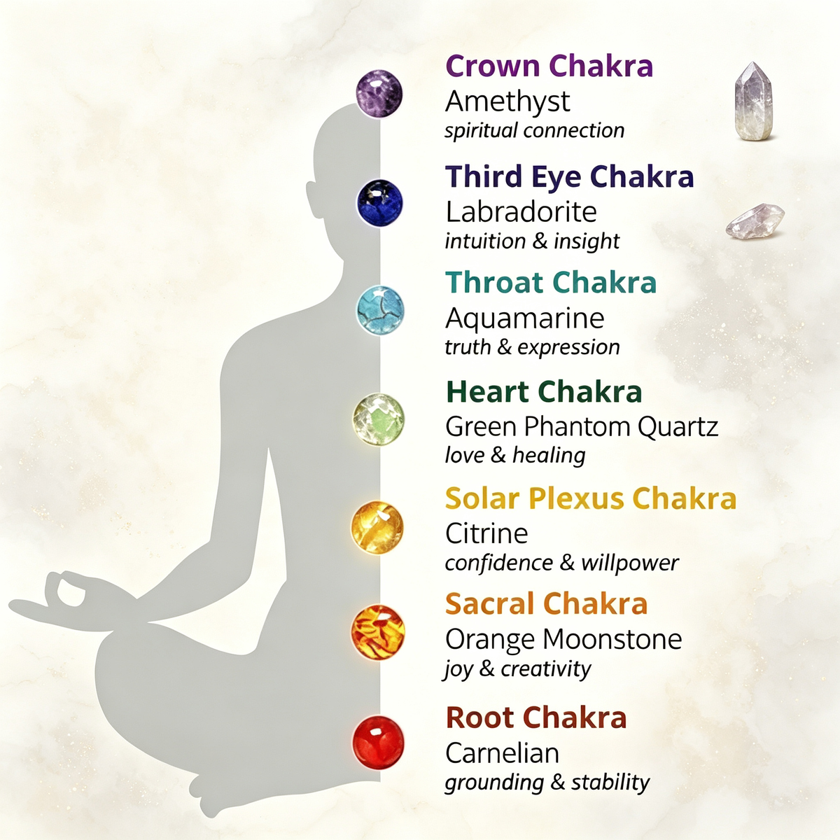 Karma & Elements 7 Chakra Alignment Intention Bracelet