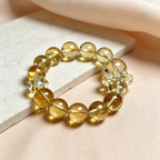 Karma & Elements Solar Abundance Flow Natural Crystal Beaded Bracelet