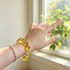 Karma & Elements Solar Abundance Flow Natural Crystal Beaded Bracelet