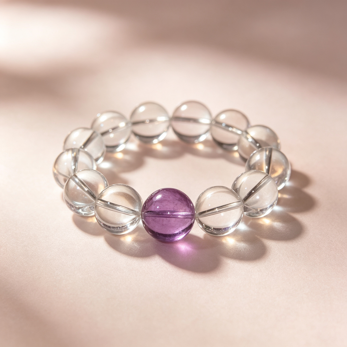 Karma & Elements Mystic Clarity Crystal Bracelet Intention Manifestation