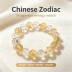 Karma & Elements Grounded Mind Reset Natural Crystal Beaded Bracelet