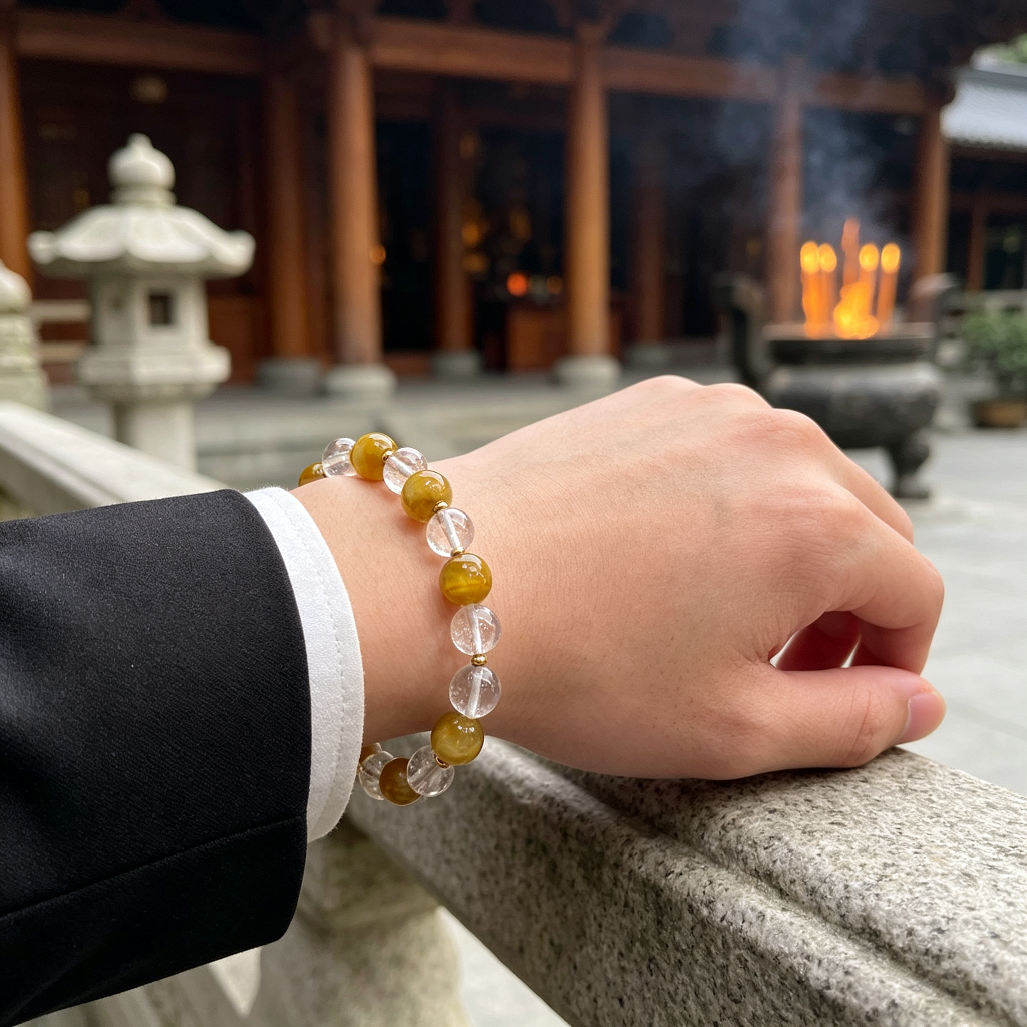 Karma & Elements Bold Confidence Surge Beaded Bracelet