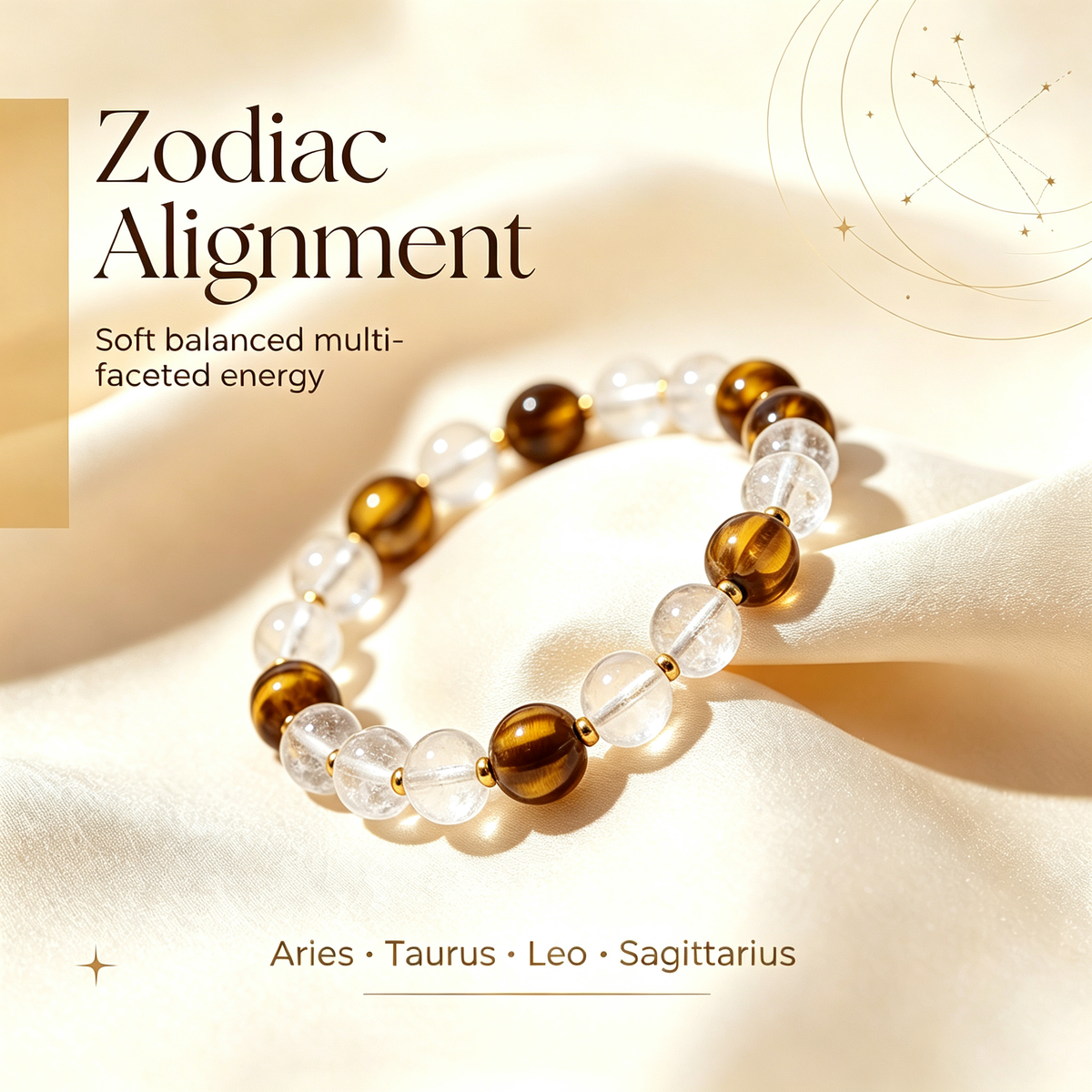 Karma & Elements Bold Confidence Surge Beaded Bracelet