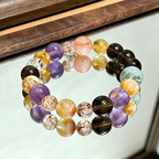 Karma & Elements Wholeness Energy Blend Mixed Crystal Beaded Bracelet
