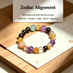Karma & Elements Wholeness Energy Blend Mixed Crystal Beaded Bracelet