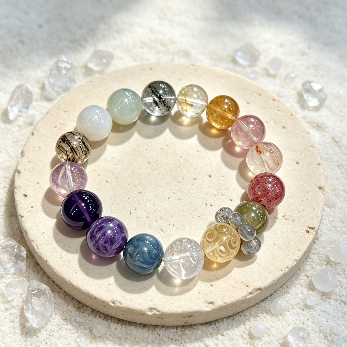 Karma & Elements Soul Alignment Crystal Bracelet Inner Harmony
