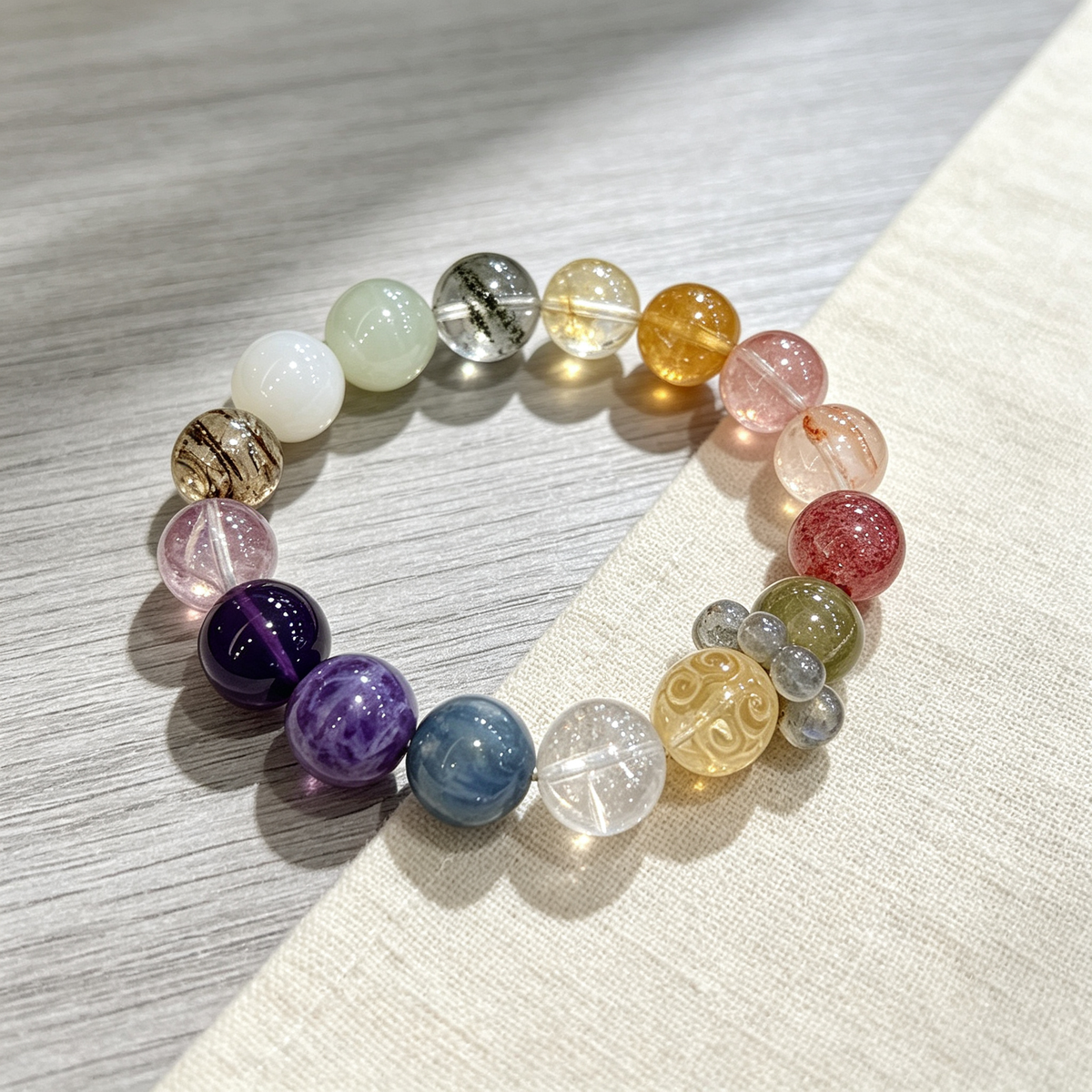 Karma & Elements Soul Alignment Crystal Bracelet Inner Harmony