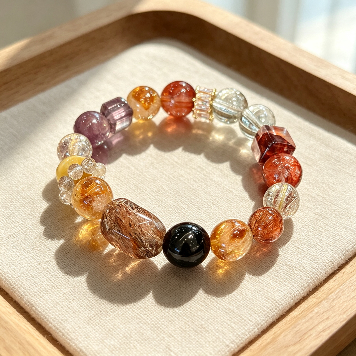 Karma & Elements 7 Chakra Awakening Bracelet Crystal Jewelry