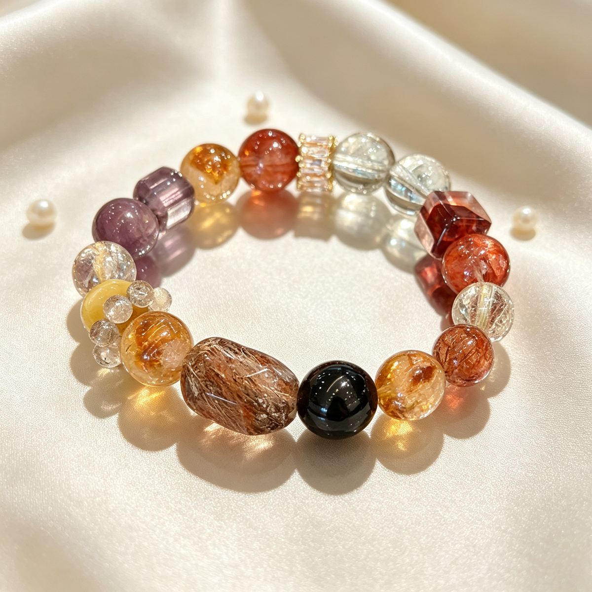 Karma & Elements 7 Chakra Awakening Bracelet Crystal Jewelry